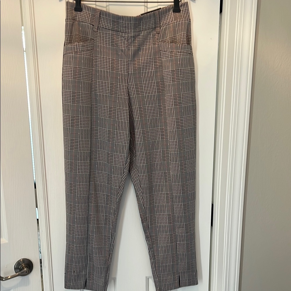 Maurices Gray Skinny Plaid Pants